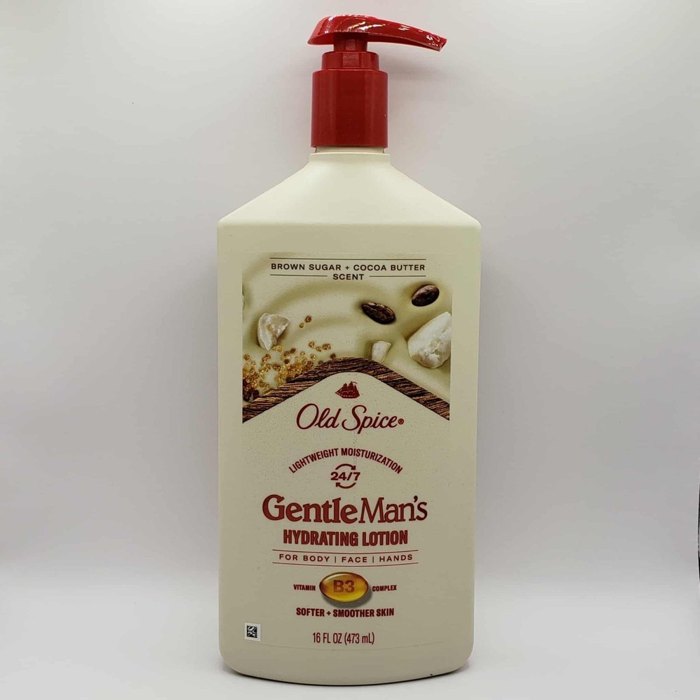 Old Spice Gentlemans Hand, Face and Body Hydrating Lotion All Skin Types 16oz
